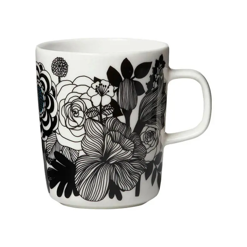 Marimekko Oiva/Siirtolapuutarha Turquoise Mug